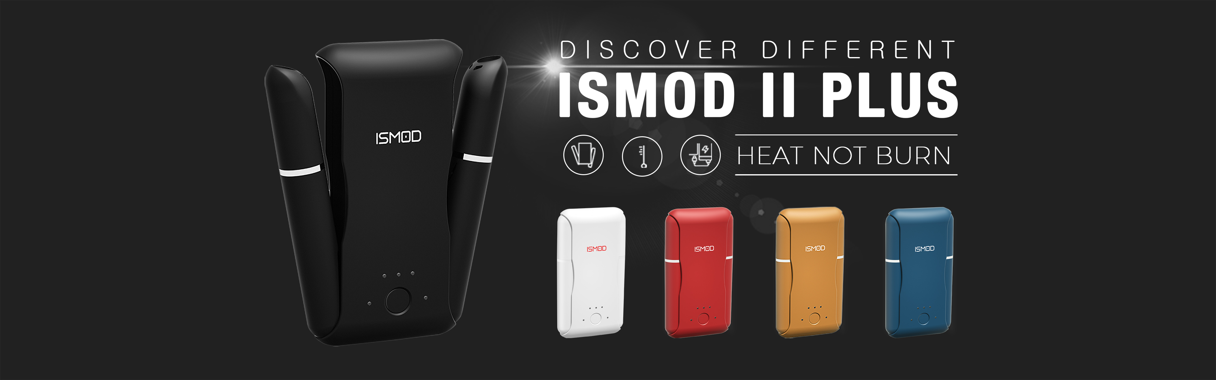 Yun Xi iSMOD II PLUS Tobacco Heating device E Cigarette Kit