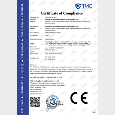 ISMOD II  PLUS  EMC Certifications